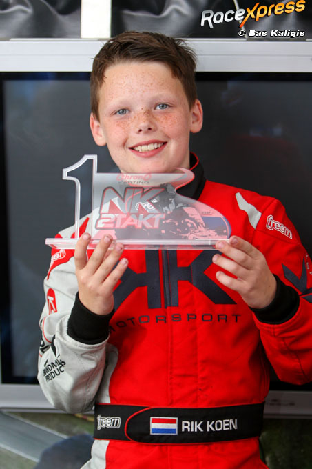 Rik Koen winnaar Micro Max podium